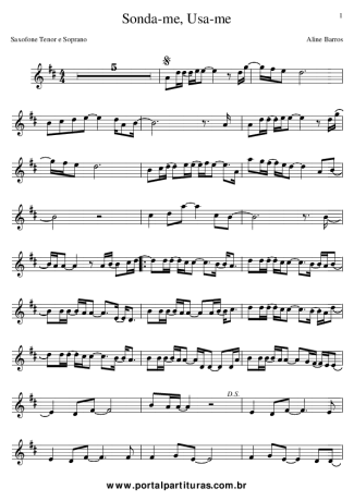 Ton Carfi - Minha Vez - Sheet Music For Tenor Saxophone Soprano (Bb)