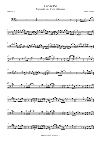 Almir Guineto  score for Cello
