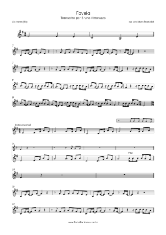 Alok  score for Clarinet (Bb)