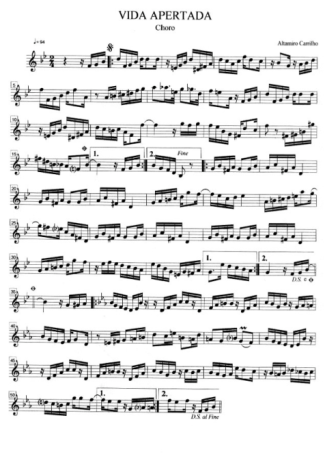 Altamiro Carrilho Vida Apertada score for Keyboard