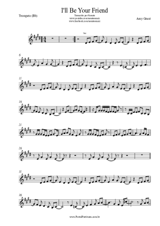 Amy Grant I´ll Be Your Friend score for Trumpet