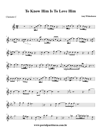 Amy Winehouse  score for Clarinet (C)