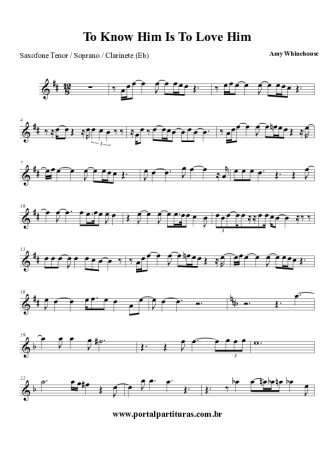 Amy Winehouse  score for Tenor Saxophone Soprano (Bb)