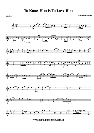Amy Winehouse  score for Violin