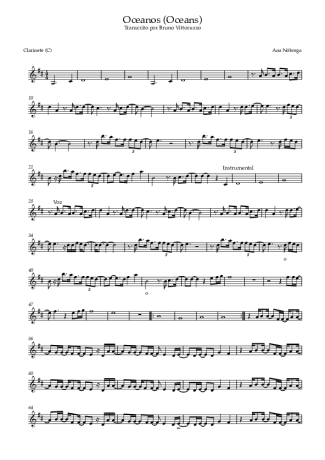 Ana Nóbrega  score for Clarinet (C)