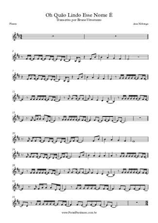 Ana Nóbrega  score for Flute