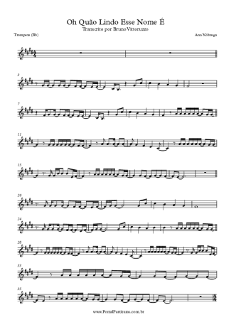 Ana Nóbrega  score for Trumpet