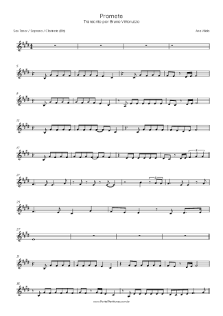 Fagner - Deslizes - Sheet Music For Clarinet (Bb)