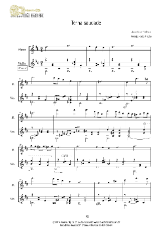 Anacleto de Medeiros Terna Saudade score for Acoustic Guitar