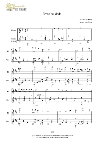 Anacleto de Medeiros Terna Saudade score for Flute