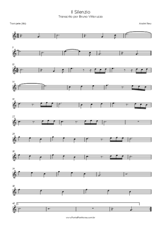 André Rieu  score for Trumpet