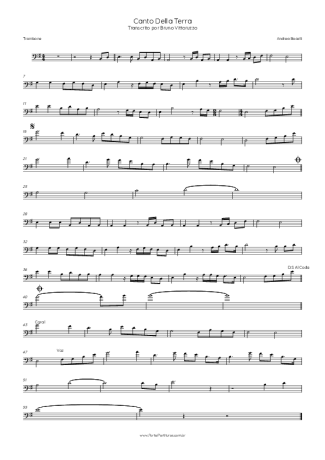 Score for Trombone