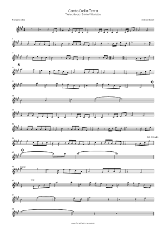 Score for Trumpet
