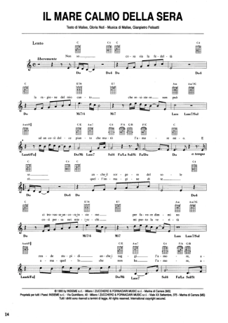 Andrea Bocelli  score for Keyboard