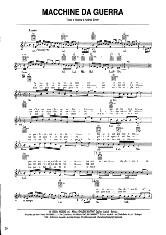 Andrea Bocelli  score for Keyboard