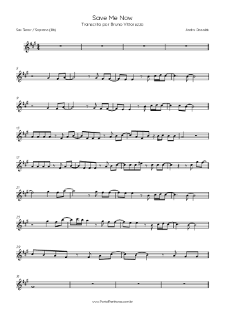 Andru Donalds  score for Tenor Saxophone Soprano (Bb)