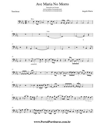 Angela Maria  score for Trombone