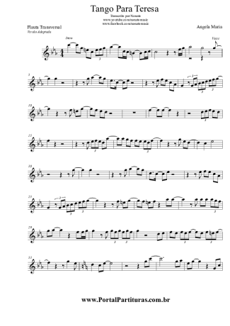 Angela Maria  score for Flute