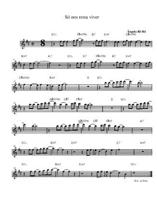 Angela Rô Rô  score for Alto Saxophone