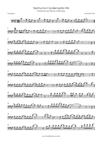 Armando Filho Nenhuma Condenação Há score for Trombone
