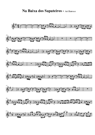 Ary Barroso  score for Tenor Saxophone Soprano (Bb)