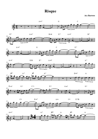 Ary Barroso  score for Clarinet (Bb)