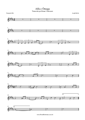 Asaph Borba Alfa E Ômega score for Trumpet