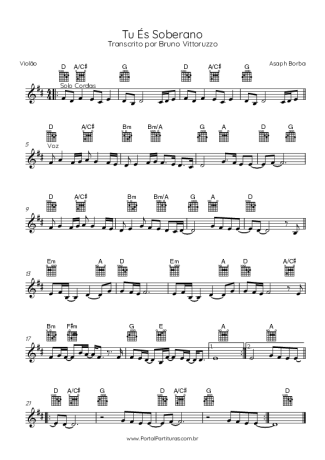 Asaph Borba  score for Acoustic Guitar