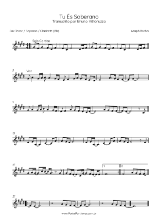 Asaph Borba  score for Clarinet (Bb)