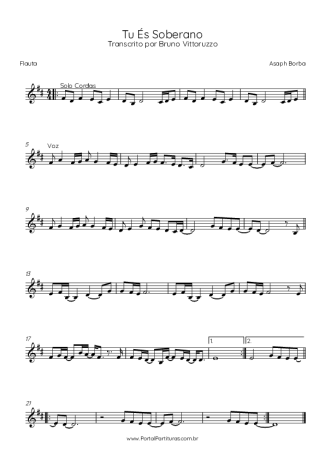 Asaph Borba  score for Flute