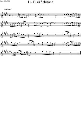 Asaph Borba  score for Alto Saxophone