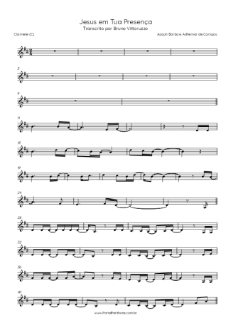 Asaph Borba e Adhemar de Campos  score for Clarinet (C)