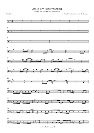 Asaph Borba e Adhemar de Campos  score for Trombone