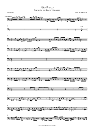 Asas da Adoração Alto Preço score for Cello