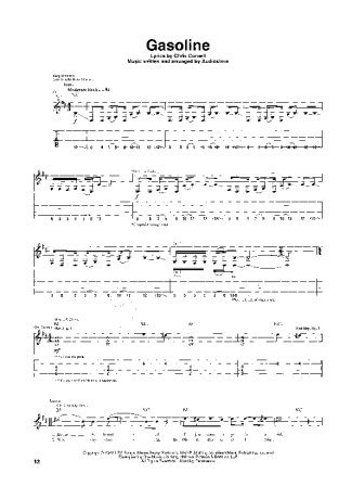 Audioslave  score for Guitar