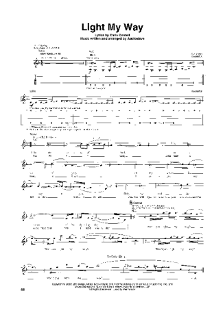 Audioslave  score for Guitar