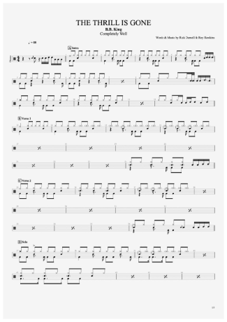 Score for Drums