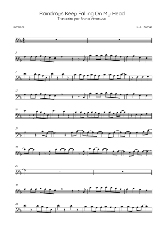 B.J. Thomas  score for Trombone