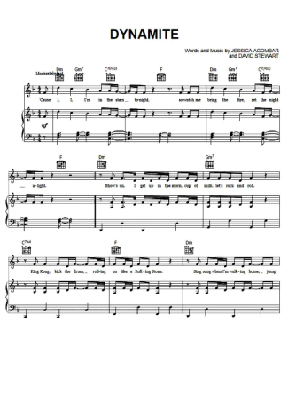 BTS  score for Piano