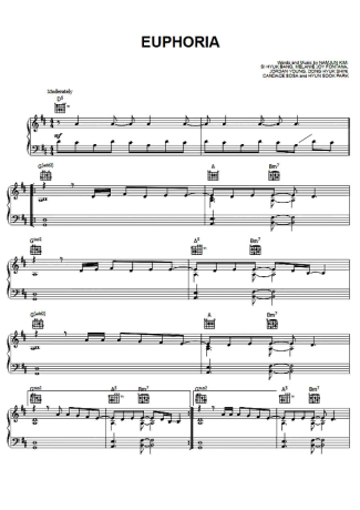 BTS  score for Piano