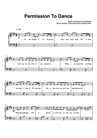 BTS  score for Piano