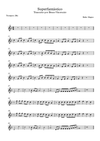 Balão Mágico Superfantástico score for Trumpet