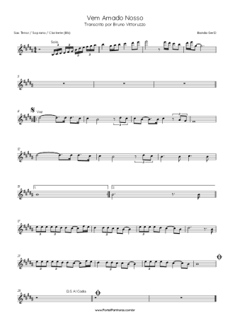 Banda Gerd  score for Clarinet (Bb)