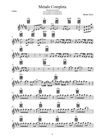 Banda Giom  score for Acoustic Guitar