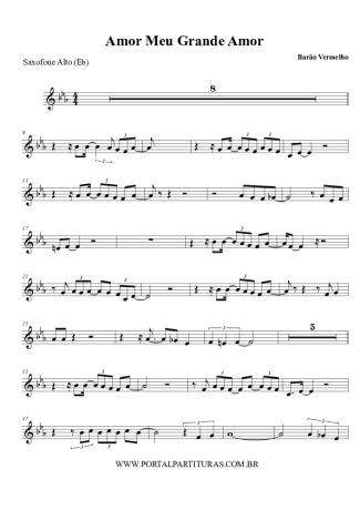 Barão Vermelho  score for Alto Saxophone