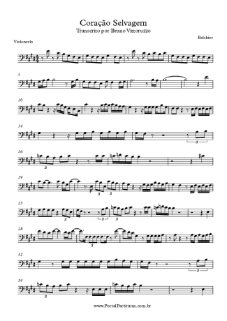 Belchior  score for Cello