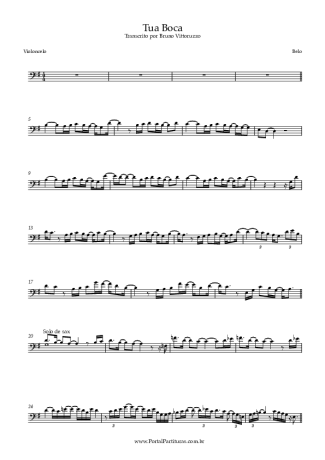 Belo  score for Cello