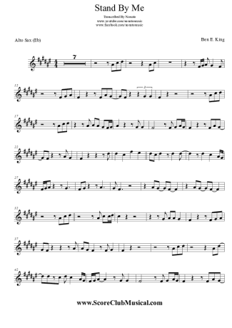 Ben E. King  score for Alto Saxophone