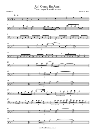 Benito di Paula  score for Cello