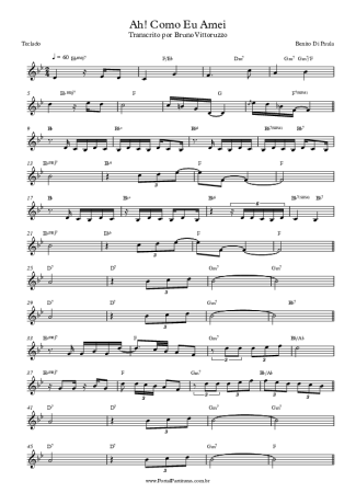 Benito di Paula  score for Keyboard